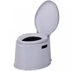 Brunner tragbare Eimertoilette weiß