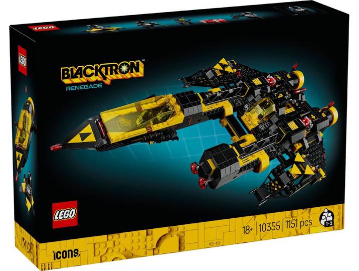 LEGO® LEGO® Icons 10355 Blacktron Renegade Konstruktionsspielsteine, (1151 St)