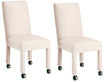 Set of 2 Parsons Chair Frame with Casters - Ballard Designs