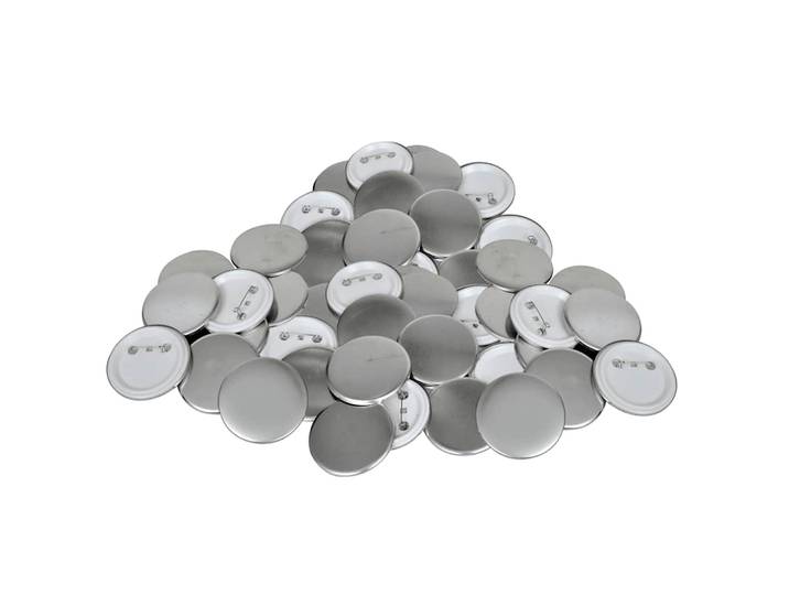 vidaXL 500 Stk. Button-Teile 44 mm