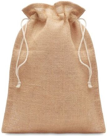 Sac cadeau personnalisable en jute JUTE MEDIUM jute beige
