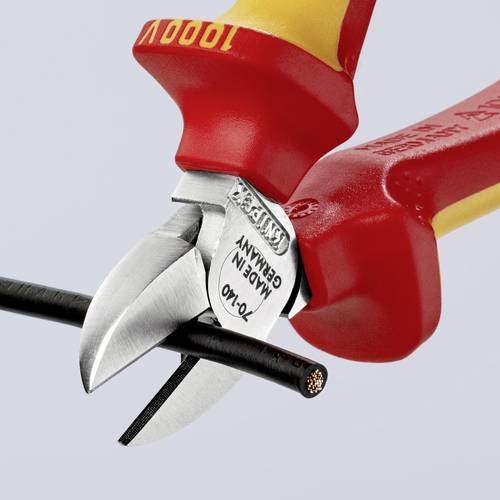 Knipex 70 06 140 VDE Seitenschneider mit Facette 140mm