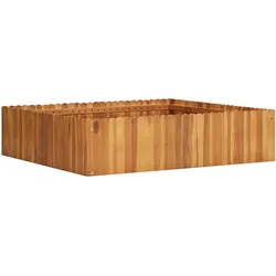 vidaXL Garten-Hochbeet 100 x 100 x 25 cm Massivholz Akazie