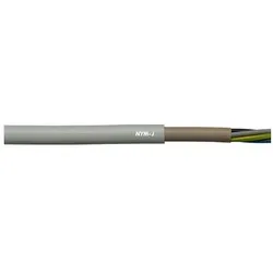 Lapp, Kabelleitung, 10 Meter 16000053 NYM-J Stromkabel 4G2,5 mm2 I Normleitung mit grün-gelbem Schutzleiter für Inn (10 m)