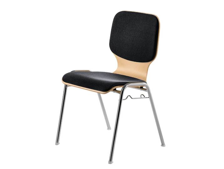 Chaise 2116 53 x 82 x 50cm Noir/Noir