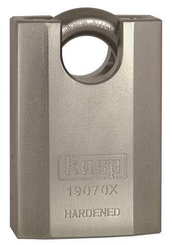 KASP K19070XD Vorhängeschloss 70mm verschieden schließend Silber Schlüsselschloss