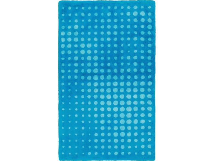 Badematte EGERIA DOT Gr. 3, blau, H:10mm, Baumwolle, Badematten, Badematte