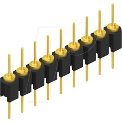FIS MK05 9G - Stiftleiste, 1-reihig, 1 x 9 - 2,54 mm