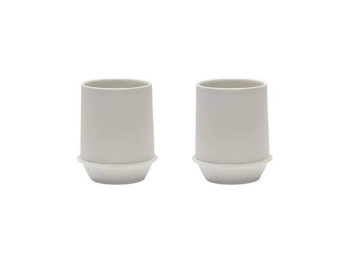 Serax - Mug Dune - Blanc - Porcelaine - Designer Kelly Wearstler