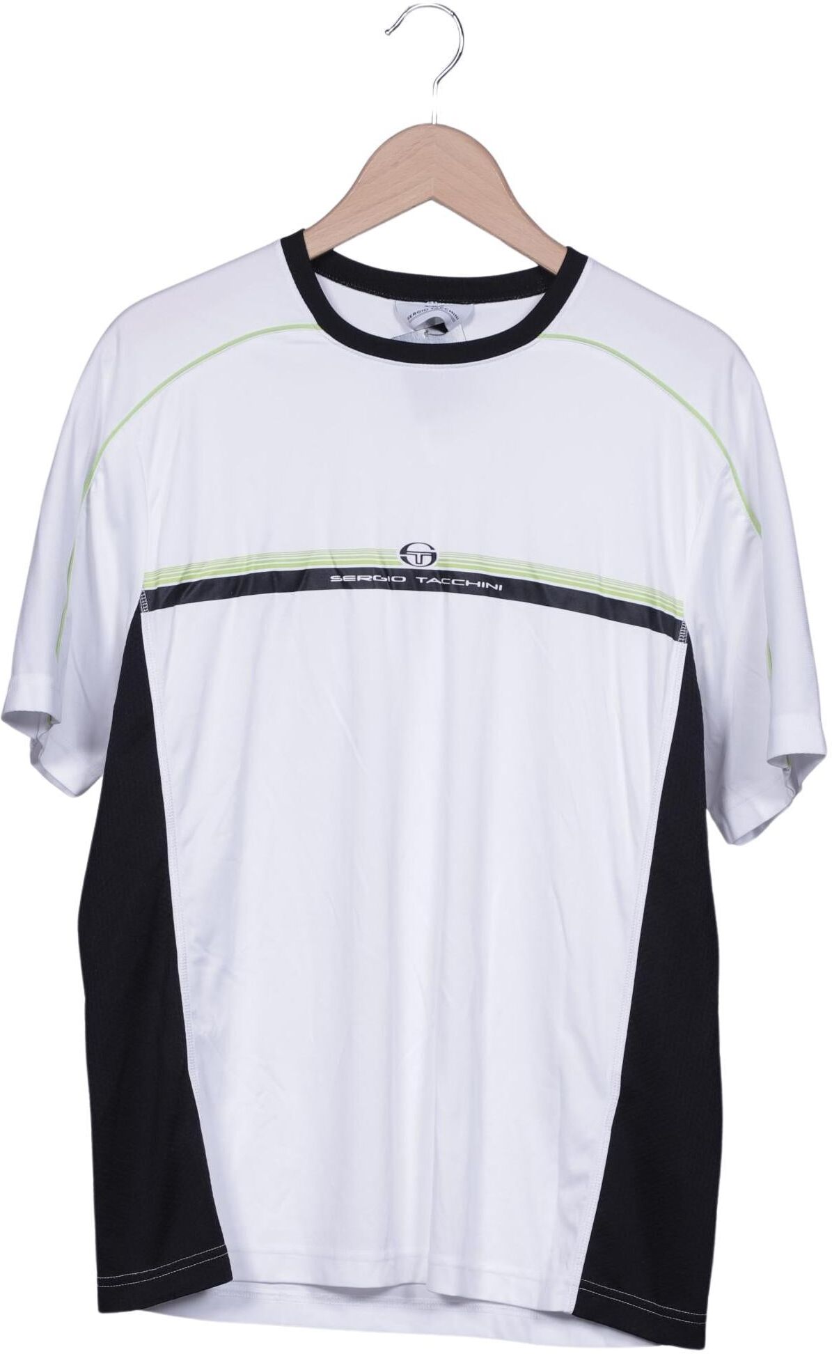 Sergio Tacchini Herren T-Shirt, Neon, Gr. L, Synthetik - Second Hand