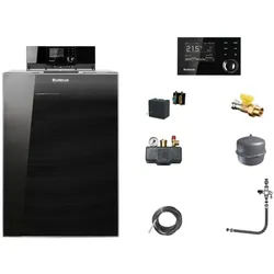 Buderus Logano plus KB192i 30 kW K76S/IMC110 Logaplus Heizungspaket HS25 Heizkreis RC310 mit Mischer