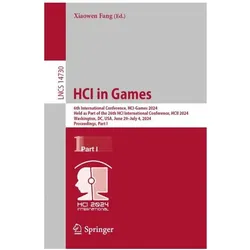 HCI in Games, Fachbücher von Xiaowen Fang
