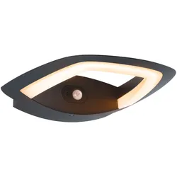 PAULMANN LED-Wandanbauleuchte 15W 2200K Akena 948.39 800lm anthrazit Konverter