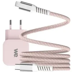 We-Vibe Bundle chargeur 1 port USB-C 20W + c ble USB-C/Lightning rose (20 W, 1 Port), USB Ladegerät, Rosa
