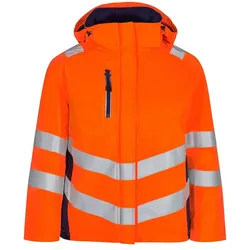 Damen Warnschutz Winterjacke "1943-930" Safety - S - orange/marine