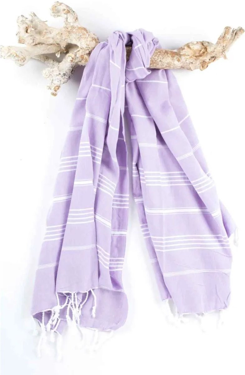 Hamamdoek Call It Fouta Take Me To The Beach! Lavender B/D: 180 x 100 cm