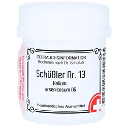 Schüssler Nr.13 Kalium arsenicosum D 6 T 400 St