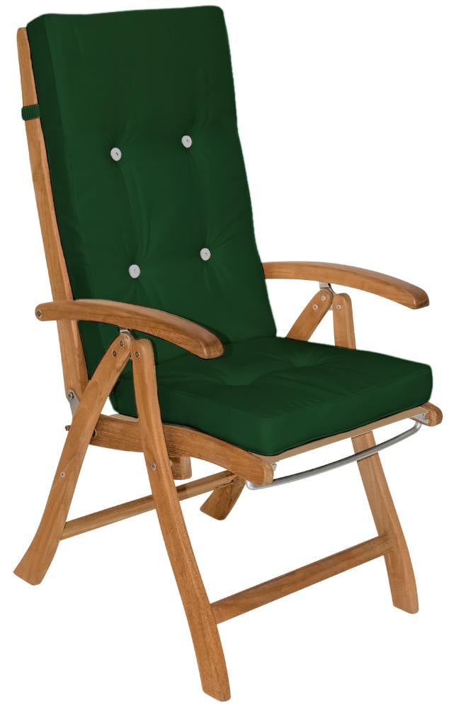 DETEX Vanamo Zitkussens voor stoelen met hoge rugleuning, set van 6, groen