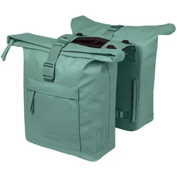 Basil Brooklyn Doppeltasche 41 l grün,silber