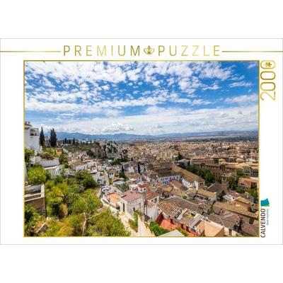 CALVENDO Puzzle Der Blick auf die Altstadt Granada | 2000 Teile Lege-Größe 90x67cm Foto-Puzzle für glückliche Stunden, Sonstige von , Calvendo Puzzle