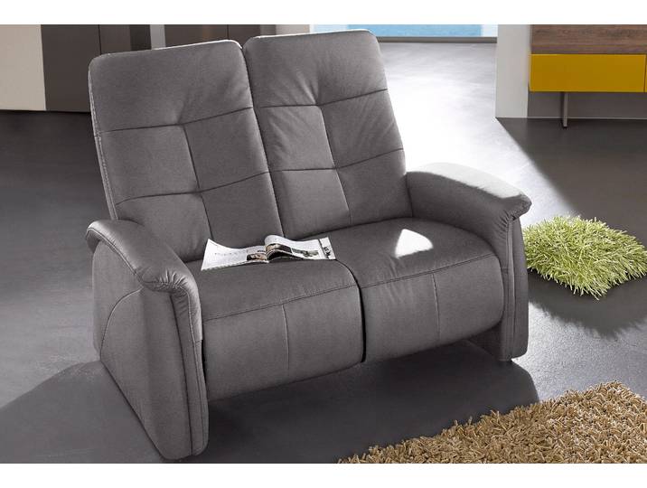 exxpo - sofa fashion Tivoli, Kinosofa, bequem und komfortabel durch die Relaxfunktion (2-sitzig), schmale Armlehnen, hohe Rückenlehne