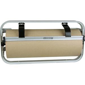 Böttcher-AG Packpapierabroller für Papier, Wandmontage, mit glatter Klinge, Rollenbreite bis 100cm