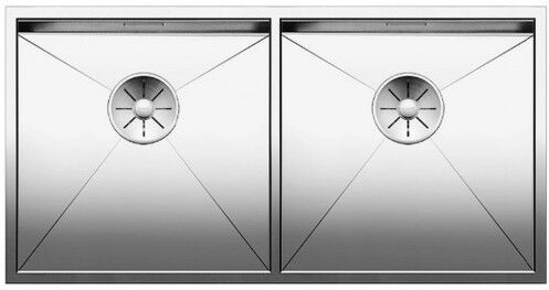Blanco ZEROX 400/400-U Evier, Cuve double 521620
