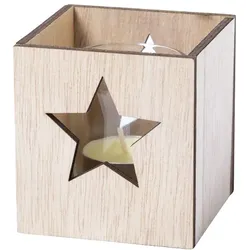 5 x Weihnachts-Duftkerze (Motiv: Stern) mit Vanilleduft