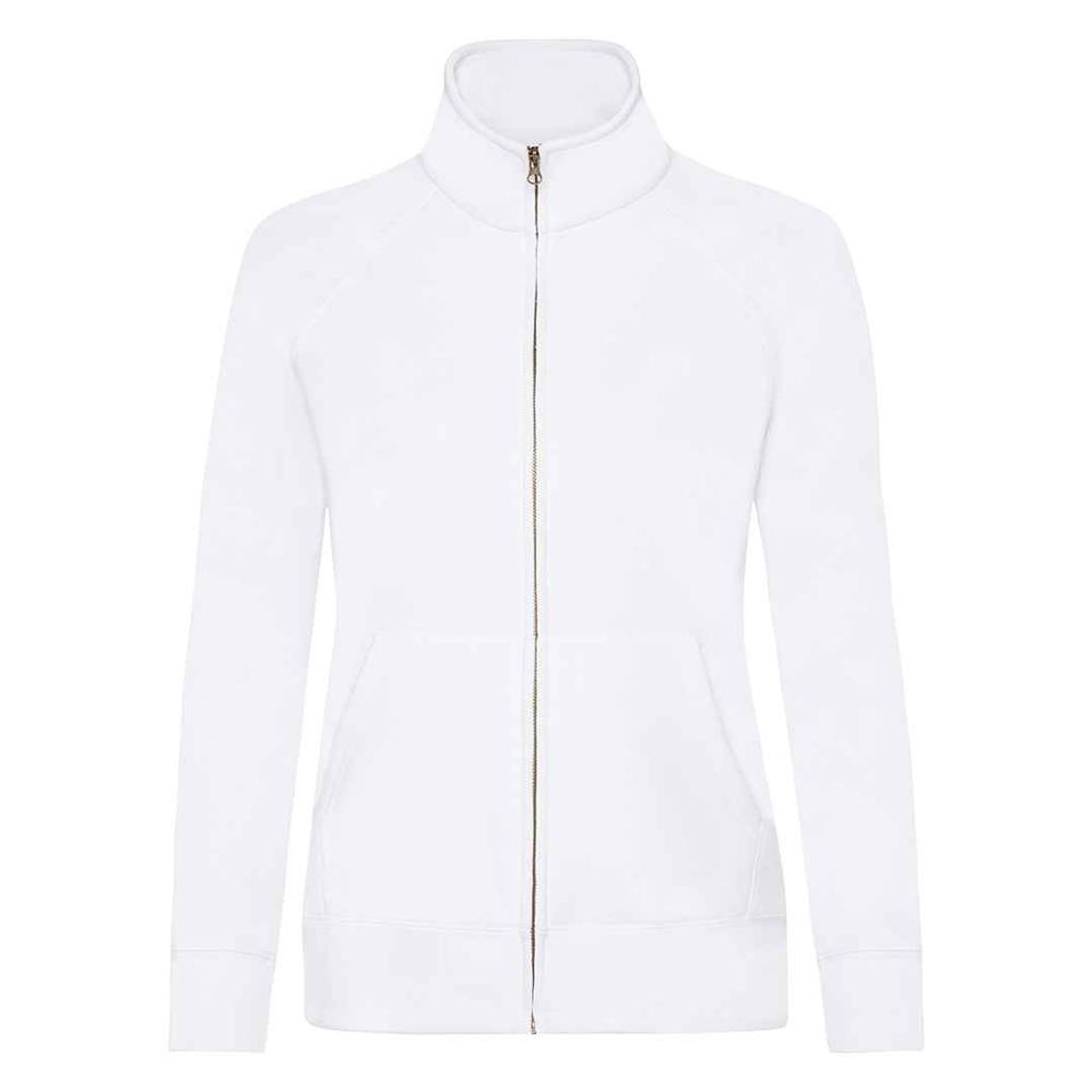 Fruit of the Loom Dames/Dames Lady Fit Sweatjack (Wit)