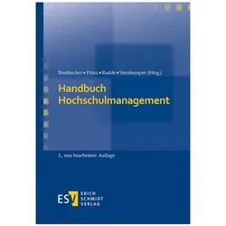 Handbuch Hochschulmanagement, Fachbücher von Joachim Prinz, Michael Strotkemper, Jens Radde, Volker Breithecker