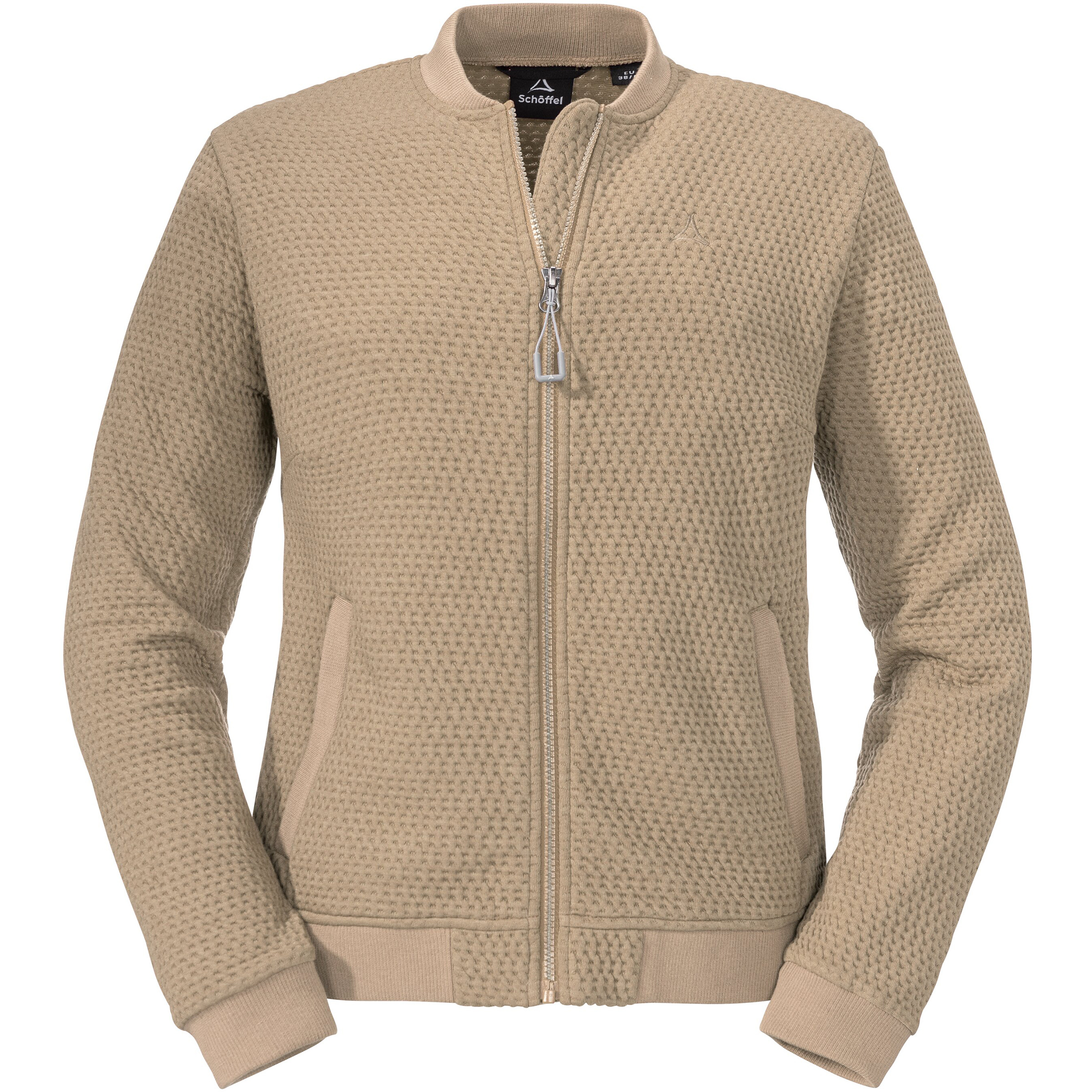 Schöffel Genua Fleece Damen Fleecejacke beige Größe XXL Camping