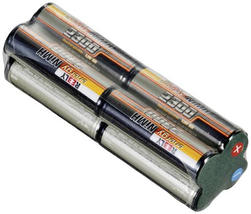 Reely Modellbau-Akkupack (NiMh) 9.6V 2300 mAh Zellen-Zahl: 8 Mignon (AA) Mignon (AA) Block Mit Lötfahne
