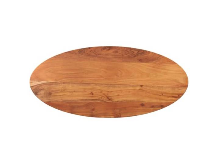 Favemtsl Tischplatte Oval 140x60 cm Akazie Massivholz Ersatzplatte Ovale Ersatzplatte aus robustem Akazienholz mit natürlicher Maserung für Esszimmer, Küche oder Gastronomie.