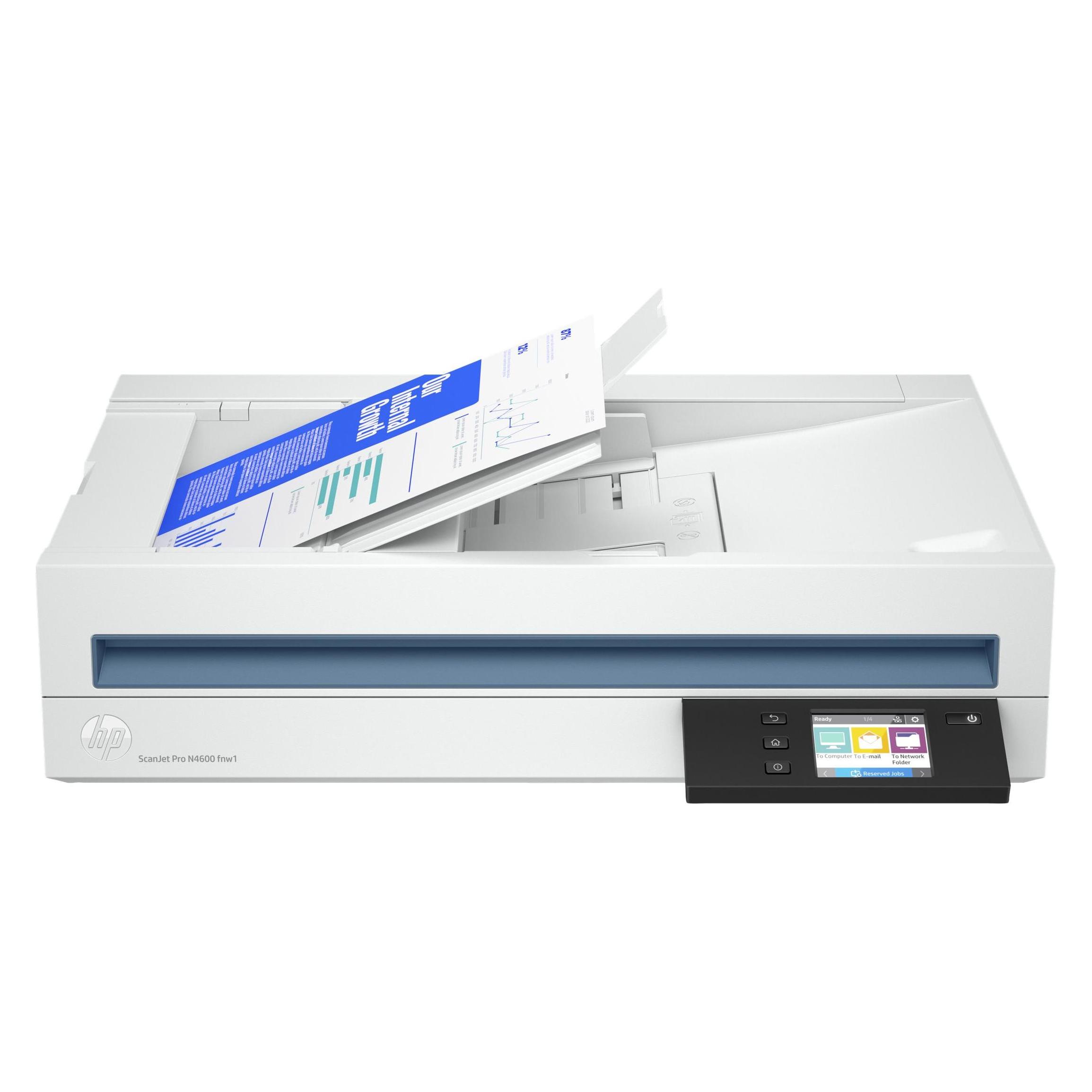 HP ScanJet Pro N4600 fnw1 Scanner (Ethernet, USB, WLAN) (20G07A#BAZ)