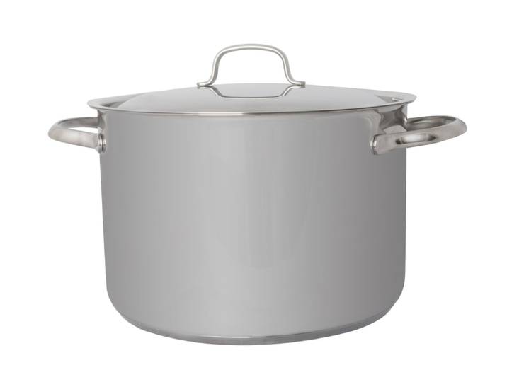 Marmite en acier inoxydable, D24 cm, compatible induction