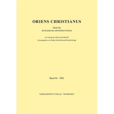 Oriens Christianus 86 (2002), Taschenbuch von , Harrassowitz, 978-3-447-09291-3