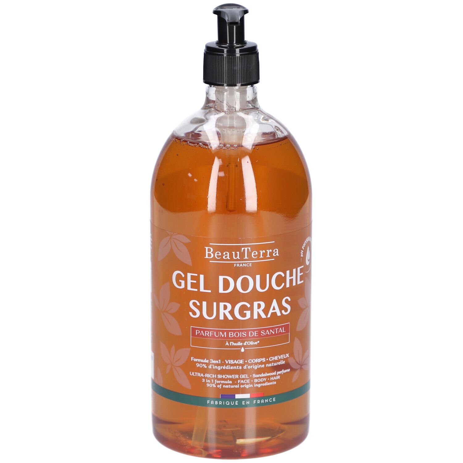 Beauterra Duschgel reichhaltig Sandelholz 1000 ml