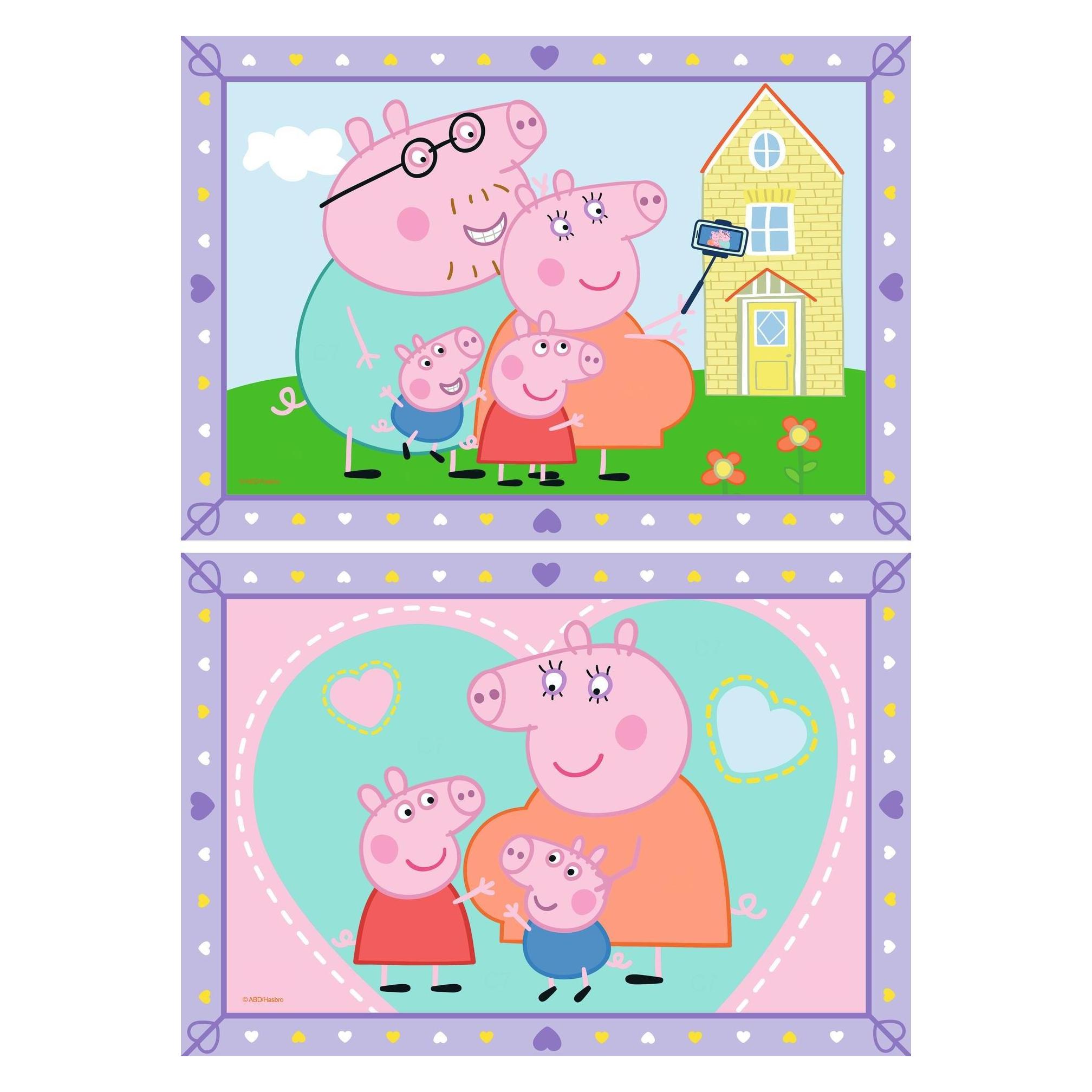 Ravensburger CreArt, Malen nach Zahlen Junior - Peppa Wutz - Peppa's Familie (12023054)