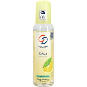 CD-Körperpflege Deodorant Citrus, Zerstäuber, unisex, 48h Schutz, ohne Aluminium, 75 ml