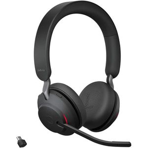 Jabra Headset Evolve2 65 UC Stereo, USB-C, Bluetooth, On-Ear