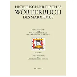 Historisch-kritisches Wörterbuch des Marxismus 8/1, Fachbücher