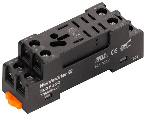 Weidmüller SLD F 2CO Relaissockel Passend für Serie (Relais): Weidmüller Serie D-SERIES DRL (B x H) 24mm x 83.6mm 10St.