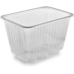 Rechteckschale (PP) klar 186 x 133 mm 2000ml