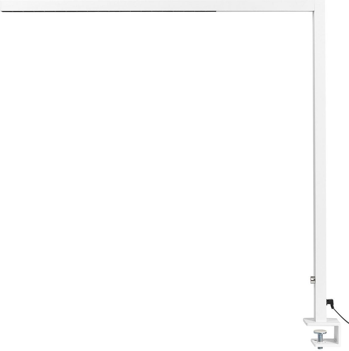 Beliani VOLANS LED Bureaulamp met Clip - Aluminium - Chroom