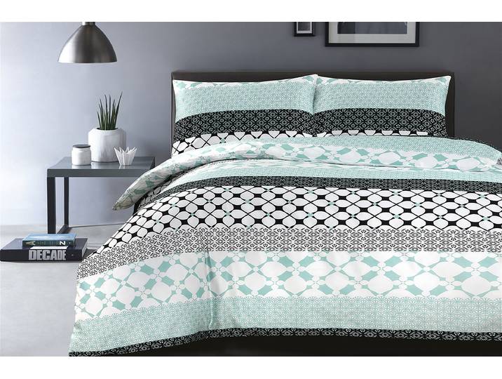 Linge de lit satin Gisele 200 x 200 cm + 2 coussins 50 x 75 cm Multicolore