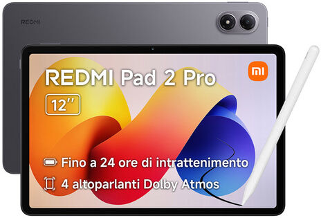 Xiaomi Redmi Pad 2 Pro +SmartPen Qualcomm Snapdragon 128 GB 30,7 cm (12.1'') 6 GB Grigio
