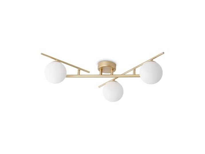 Ideal Lux ATLAS 3-flammige Kugel-Deckenleuchte aus Messing
