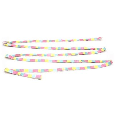 1 Stück leuchtendes, mehrfarbiges Springseil, 118,11 Zoll lang, elastisches Weitsprungseil für Fitness und Training, ideal für Familienfeiern und Workouts, Trainingsgeräte, leuchtendes Springseil,