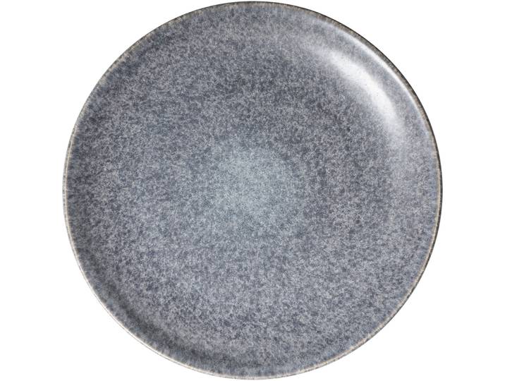 Gipfelstück Teller flach Moos n 'Stein grau Keramik D 26.5 cm 1 Stk'