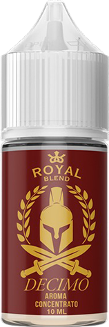 Royal Blend Decimo Aroma Mini Shot 10ml Tabacco Virginia Burley Fire Cured
